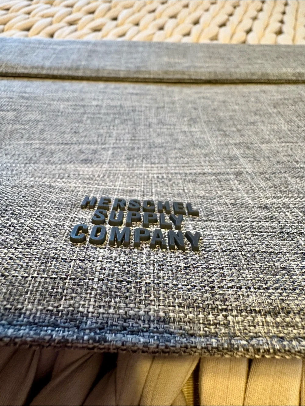 Herschel Supply Company Heather Gray Woven Tablet Sleeve